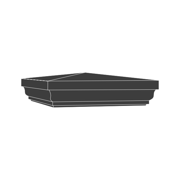 Fluted Pier Caps