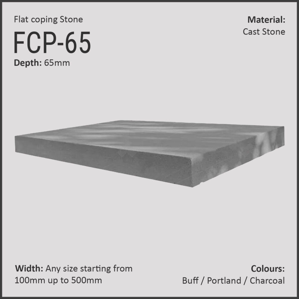 Flat Wall Copings – 665mm Length / 65mm Height - Image 3