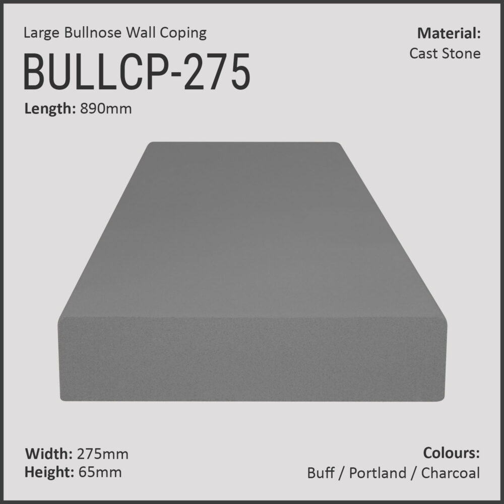 Large Bullnose – 890mm x 275mm - Image 3
