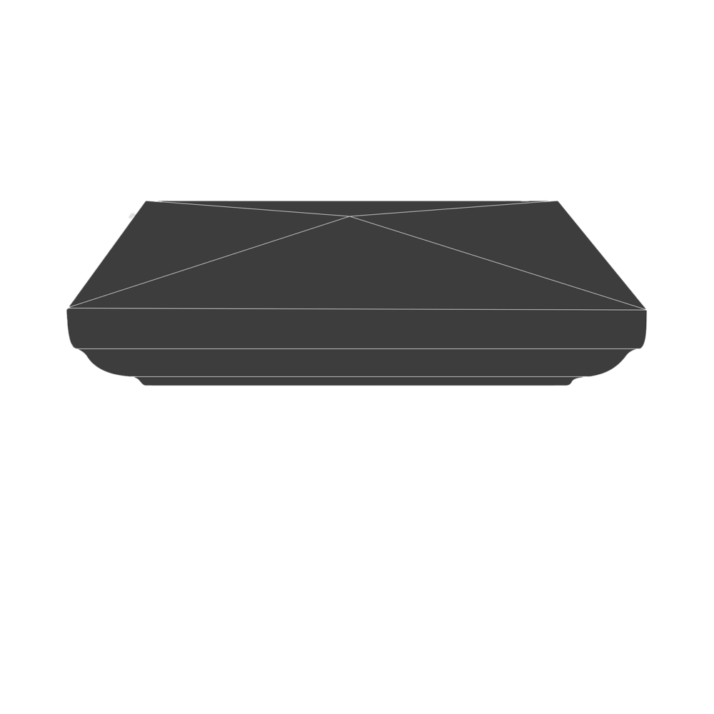 Slimline Fluted Pier Cap